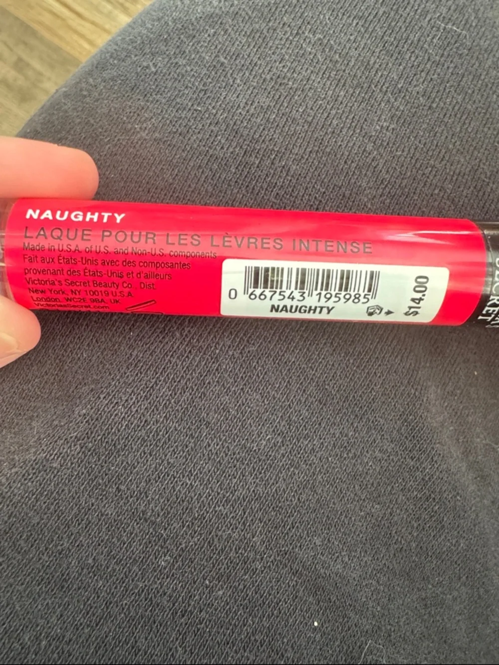 Victoria's Secret Naughty Bright Pink Lip‎ Lacquer